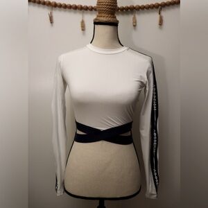 Athletic Dri-fit Ballet Warm up Wrap and Cheer top